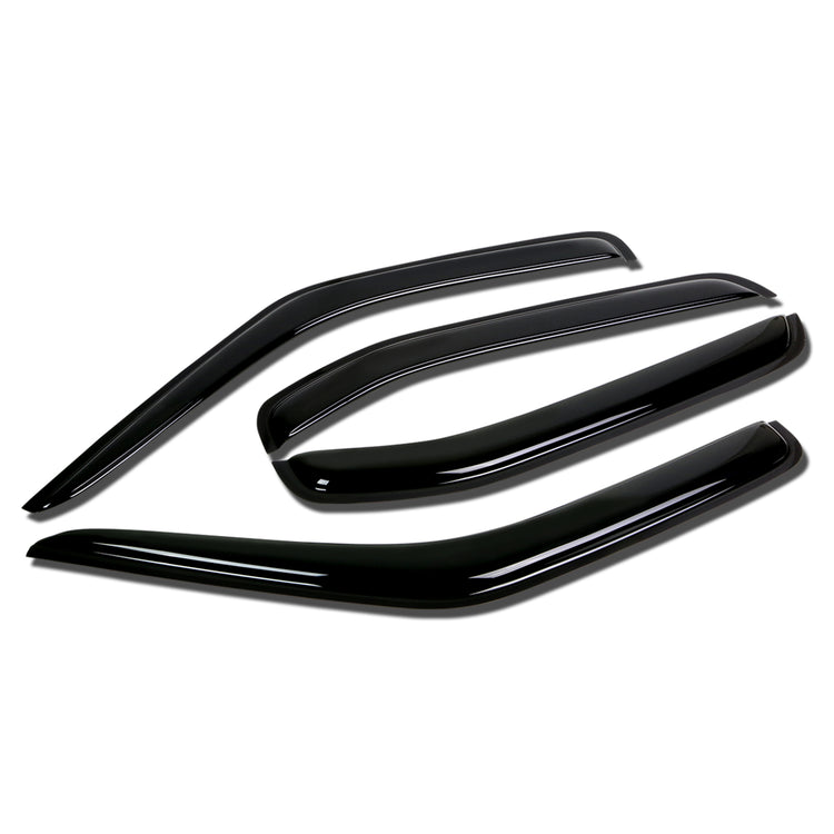 PROTECTOR DE VENTANA WINDOW VISORS - 00-04 NISSAN XTERRA - 4PCS - DARK SMOKE