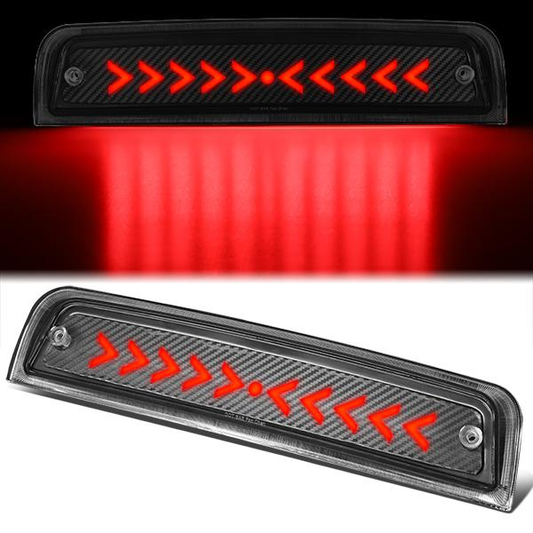 LUZ DE FRENO 09-18 DODGE RAM 1500 / 10-18 DODGE RAM 2500, 3500, 4500, 5500 - 3D - LED - SEQUENTIAL ARROW LED - BLACK