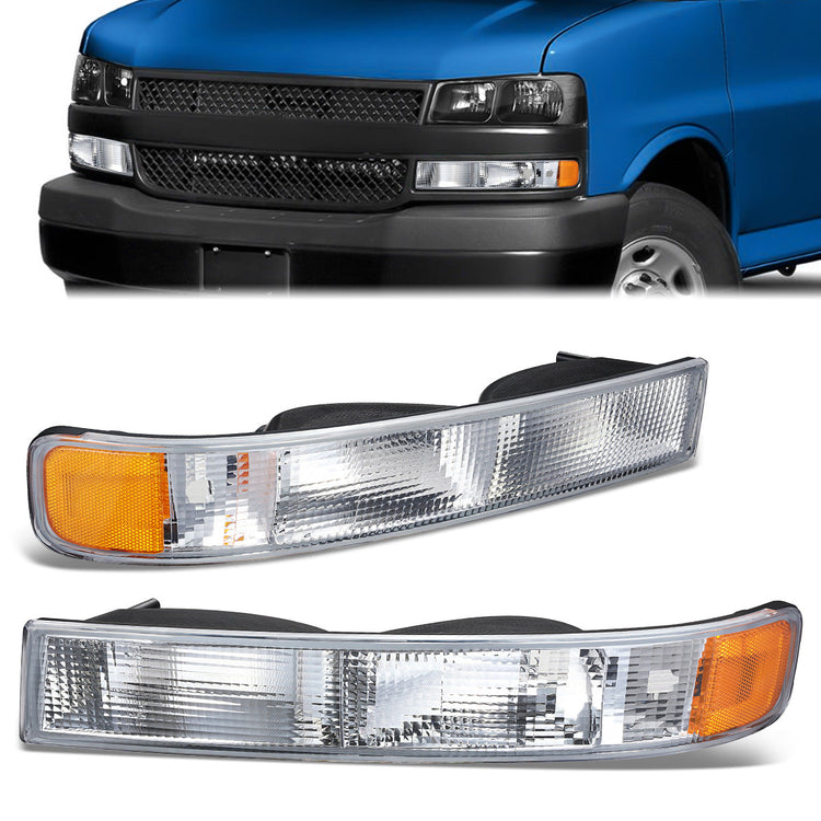 CUARTOS LUZ CHORME- 03-14 CHEVROLET EXPRESS 1500 / 03-23 CHEVROLET EXPRESS 2500 / 03-23 CHEVROLET EXPRESS 3500 / 09-22 CHEVROLET EXPRESS 4500 / 03-14 GMC SAVANA 1500 / 03-23 GMC SAVANA 2500 / 03-23 GMC SAVANA 3500 / 09-22 GMC SAVANA 4500