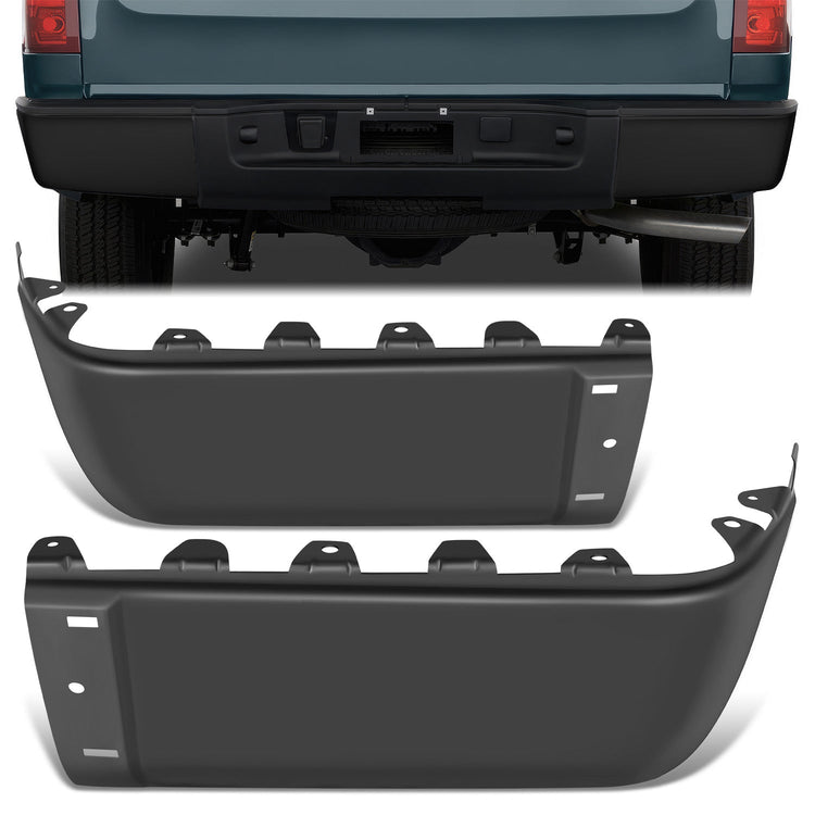 DEFENSA 07-13 CHEVROLET SILVERADO 1500 / GMC SIERRA 1500, 07-14 CHEVROLET SILVERADO 2500 HD, 3500 HD / GMC SIERRA 2500 HD 3500 HD, FITS FLEETSIDE MODELS ONLY WITHOUT PARKING SENSOR HOLES - BLACK