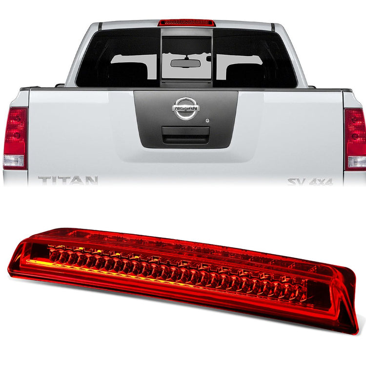 LUZ DE FRENO 04-15 NISSAN TITAN / 05-21 FRONTIER - LED - RED