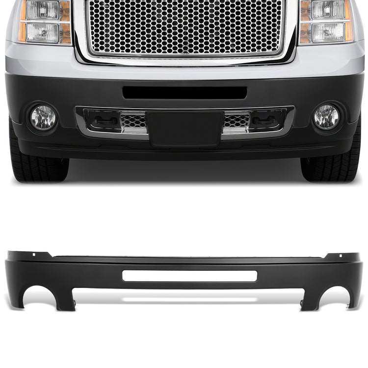 DEFENSA 07-13 GMC SIERRA 1500 / 07-10 GMC SIERRA 2500 HD, 07-10 GMC SIERRA 3500 HD, WITH FOG LIGHT; WITH AIR INLET - BLACK