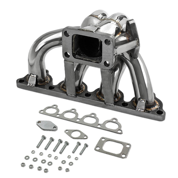 TURBO MANIFOLD TURBO MANIFOLD - SS - HONDA D-SERIES - T3 FLANGE - 35 / 38MM WG - I6-4