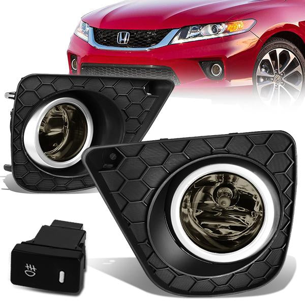 FAROS DE NIEBLA 13-15 HONDA ACCORD COUPE 2-DR - WITH SWITCH, BEZEL - H11 BULB - SMOKE
