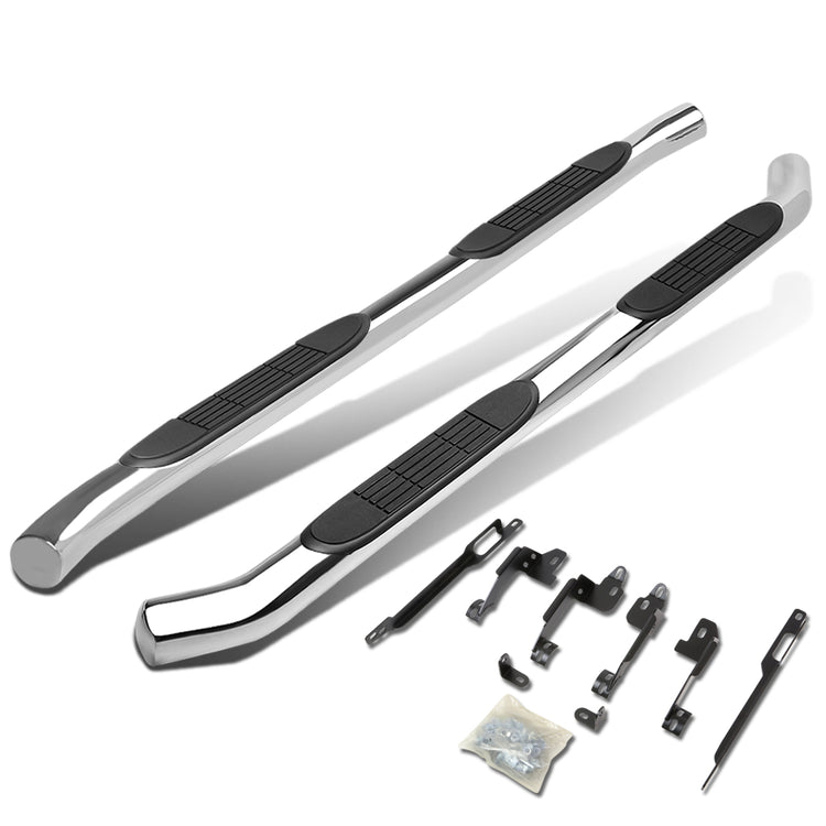 ESTRIBOS 3" - ROUND - 45 DEG - 11-14 FORD EXPLORER - SILVER