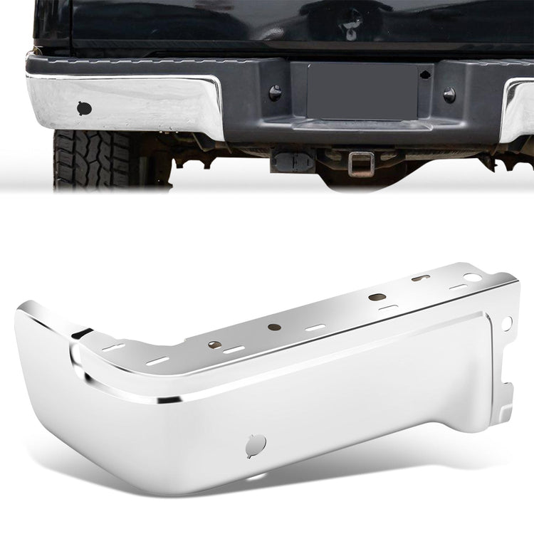 DEFENSA 09-14 FORD F-150, FITS FLEETSIDE MODELS ONLY WITH PARKING SENSOR HOLES - CHROME - LEFT
