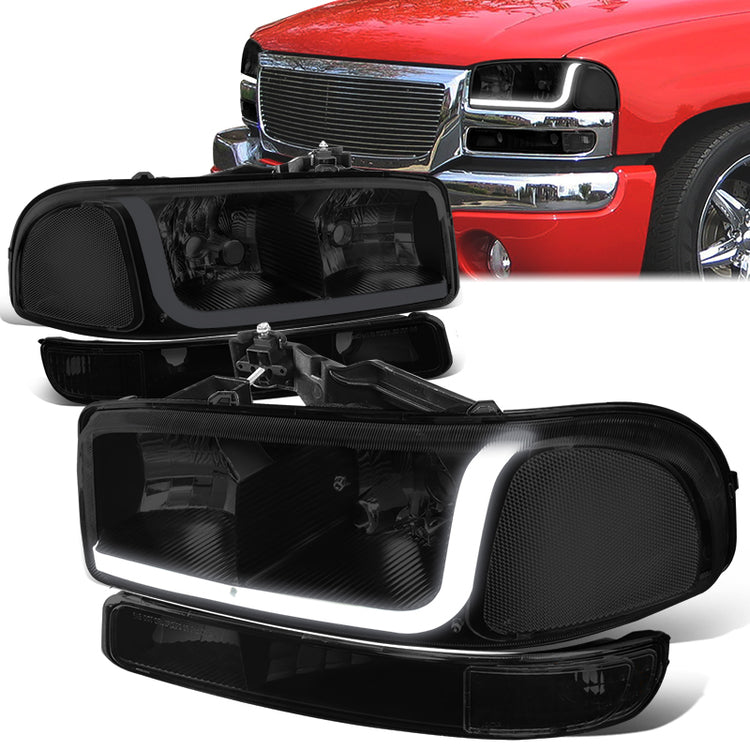 FAROS 99-07 GMC SIERRA 1500 / 01-07 GMC SIERRA 1500HD, SIERRA 2500HD, SIERRA 3500HD / 99-04 GMC SIERRA 2500 / 99-06 GMC YUKON / 00-06 GMC YUKON XL 1500, YUKON XL 2500 / 2001 GMC SIERRA C3 - DOES NOT FIT DENALI TRIMS / FITS 2007 CLASSIC MODELS ONLY - LED