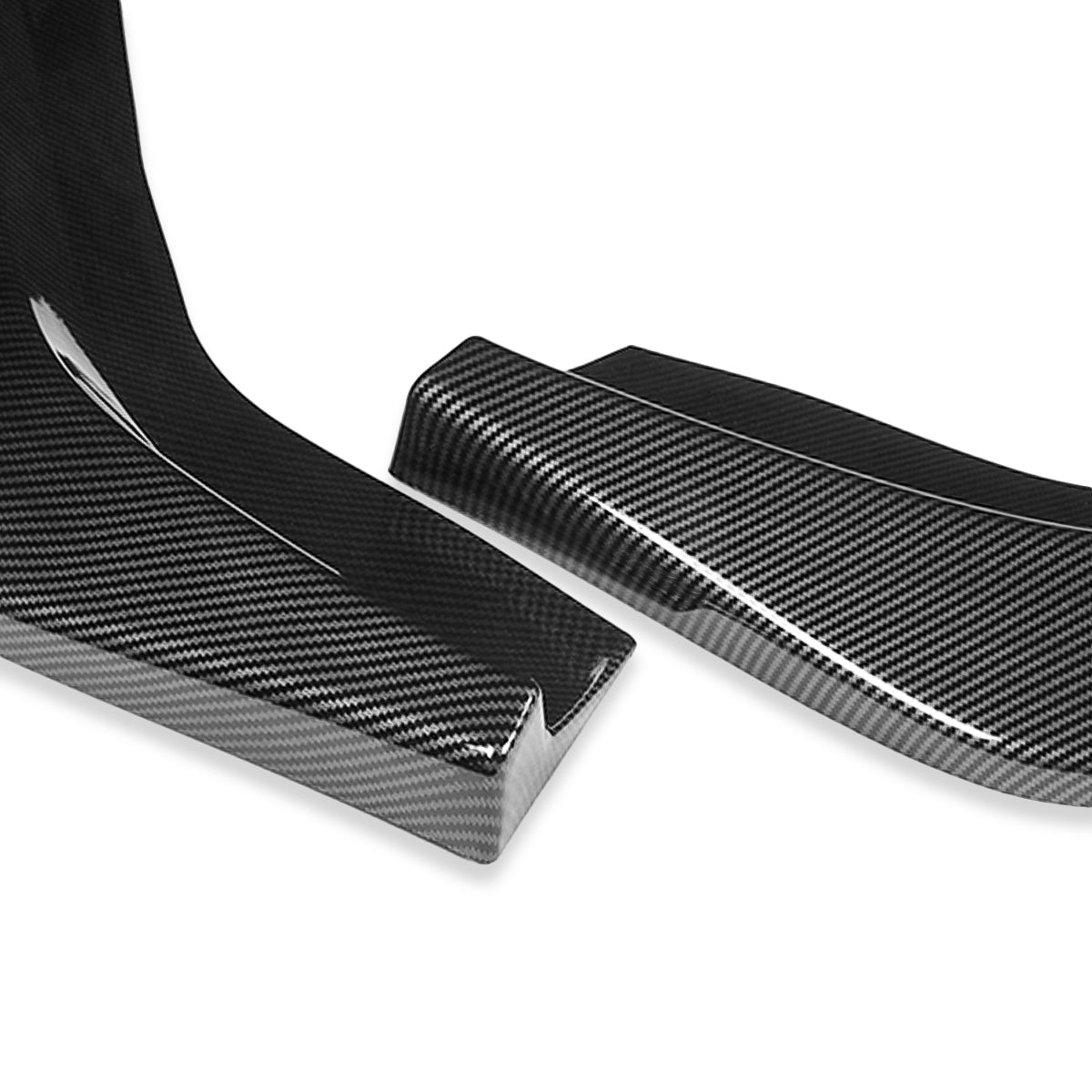 LIP FRONTAL 13-16 SCION FRS - REQUIRES DRILLING BUMPER FOR INSTALLATION - 3PC - CARBON FIBER LOOK