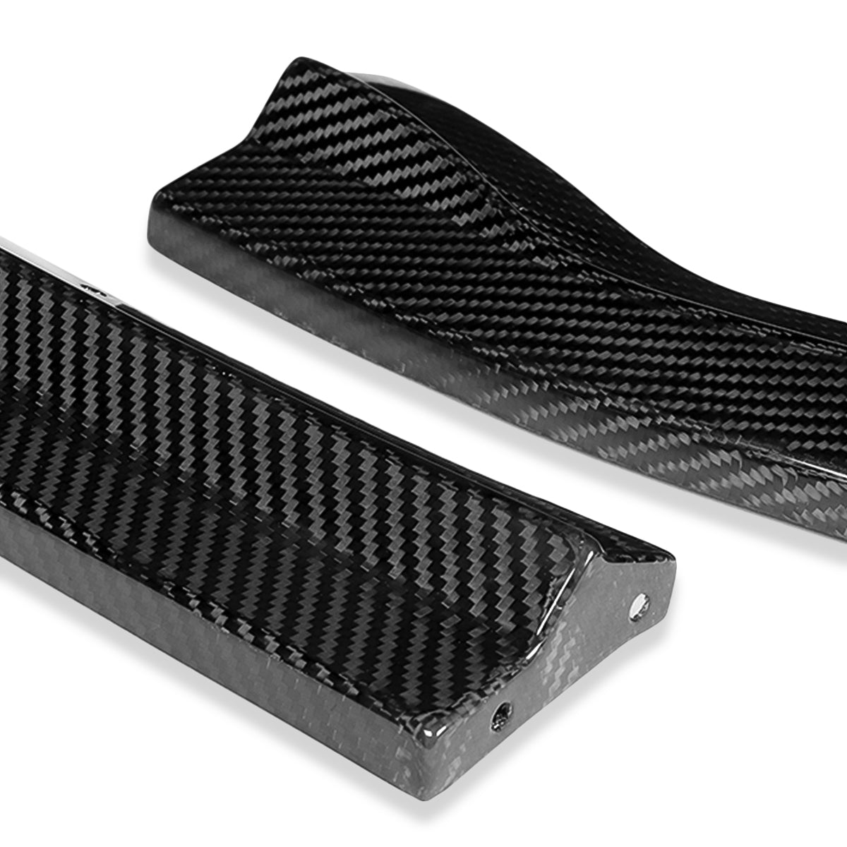 LIP FRONTAL 11-14 SUBARU WRX, WRX STI - REQUIRES DRILLING BUMPER FOR INSTALLATION - 3PC - REAL CARBON FIBER