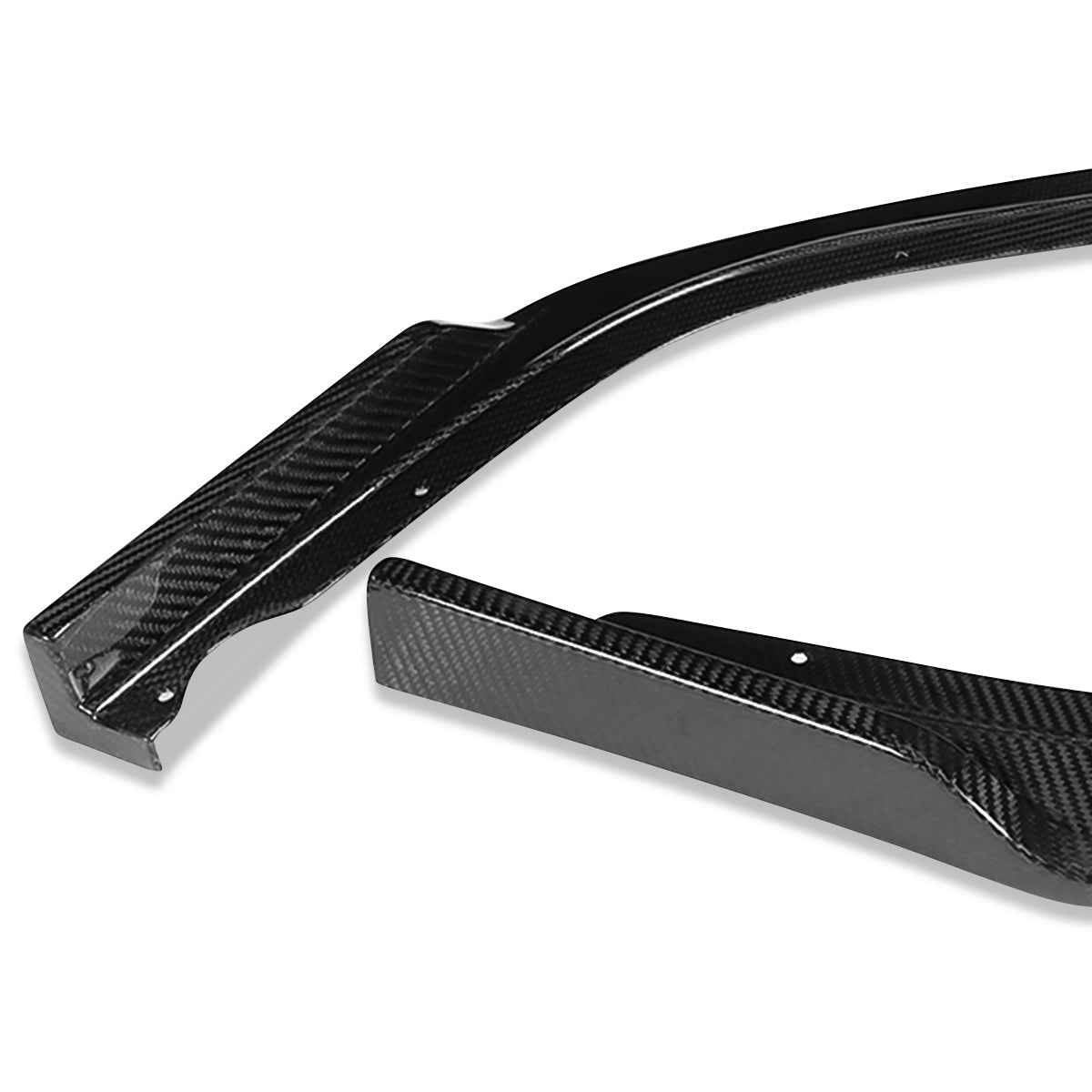 LIP FRONTAL 11-14 SUBARU WRX, WRX STI - REQUIRES DRILLING BUMPER FOR INSTALLATION - 3PC - REAL CARBON FIBER