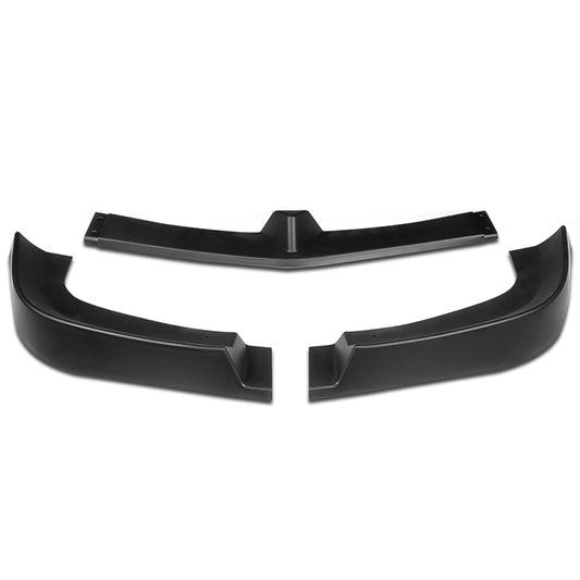 LIP FRONTAL 12-14 MERCEDES BENZ C180, C250, C300, C350, W204 SEDANS / 13-14 BENZ C200 - FITS AMG/SPORT PACKAGE MODELS ONLY - REQUIRES DRILLING BUMPER FOR INSTALLATION - 3PC - MATTE BLACK