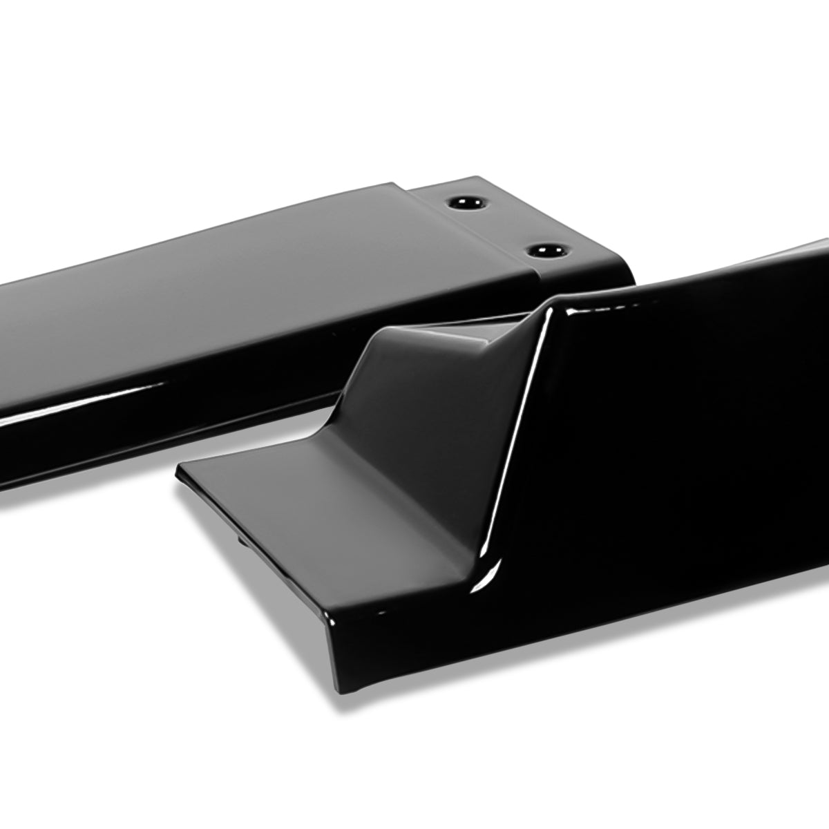 LIP FRONTAL 12-14 MERCEDES BENZ C180, C250, C300, C350, W204 SEDANS / 13-14 BENZ C200 - FITS AMG/SPORT PACKAGE MODELS ONLY - REQUIRES DRILLING BUMPER FOR INSTALLATION - 3PC - PAINTED GLOSS BLACK