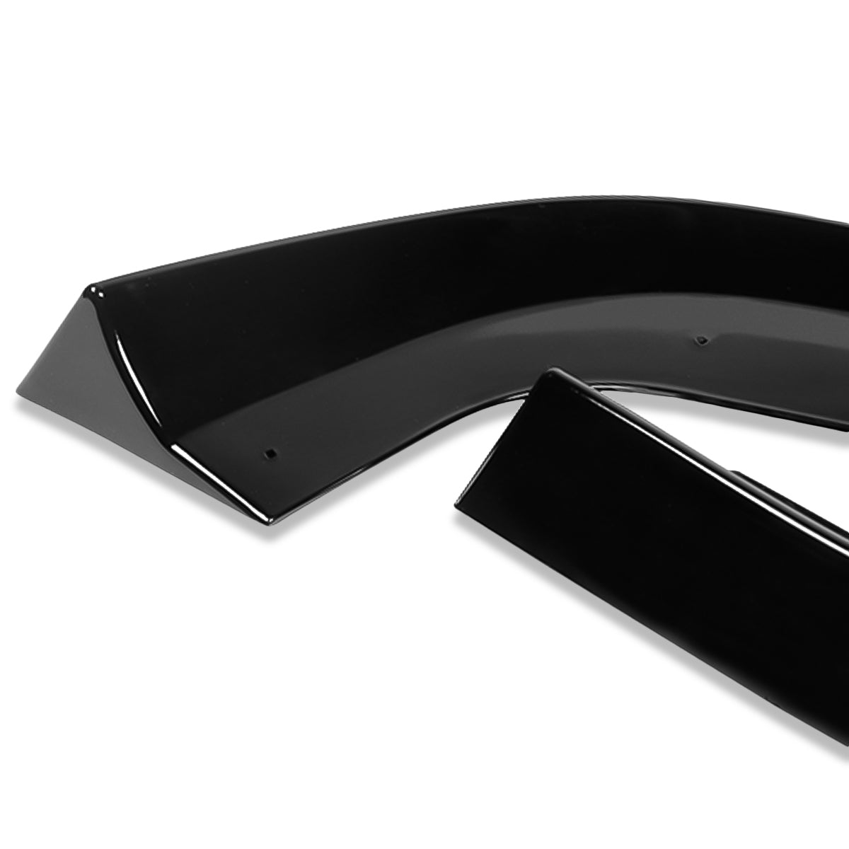 LIP FRONTAL 12-14 MERCEDES BENZ C180, C250, C300, C350, W204 SEDANS / 13-14 BENZ C200 - FITS AMG/SPORT PACKAGE MODELS ONLY - REQUIRES DRILLING BUMPER FOR INSTALLATION - 3PC - PAINTED GLOSS BLACK