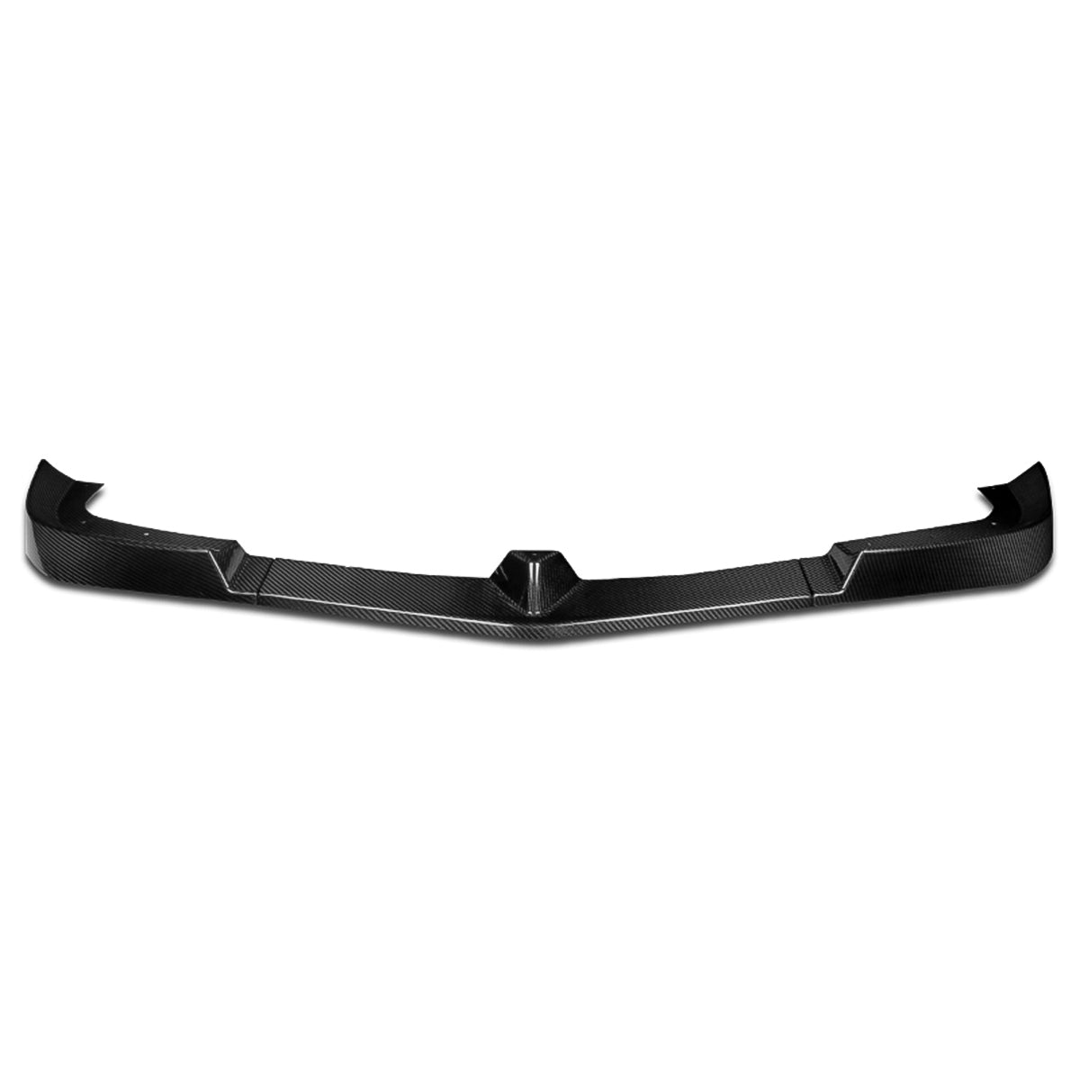 LIP FRONTAL 12-14 MERCEDES BENZ C180, C250, C300, C350, W204 SEDANS / 13-14 BENZ C200 - FITS AMG/SPORT PACKAGE MODELS ONLY - REQUIRES DRILLING BUMPER FOR INSTALLATION - 3PC - REAL CARBON FIBER