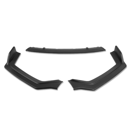 LIP FRONTAL 18-22 INFINITI Q50 - FITS SPORT MODEL ONLY - REQUIRES DRILLING BUMPER FOR INSTALLATION - 3PC - MATTE BLACK