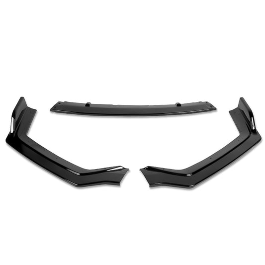 LIP FRONTAL 18-22 INFINITI Q50 - FITS SPORT MODEL ONLY - REQUIRES DRILLING BUMPER FOR INSTALLATION - 3PC - PAINTED GLOSS BLACK