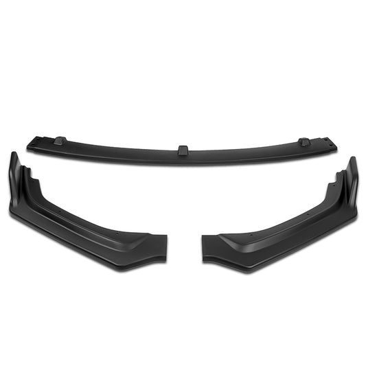 LIP FRONTAL 18-22 INFINITI Q50 - FITS NON SPORT TRIM MODELS ONLY - REQUIRES DRILLING BUMPER FOR INSTALLATION - 3PC - MATTE BLACK