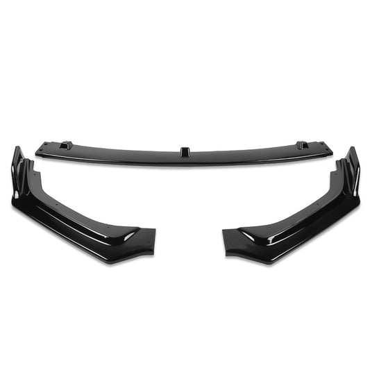 LIP FRONTAL 18-22 INFINITI Q50 - FITS NON SPORT TRIM MODELS ONLY - REQUIRES DRILLING BUMPER FOR INSTALLATION - 3PC - PAINTED GLOSS BLACK