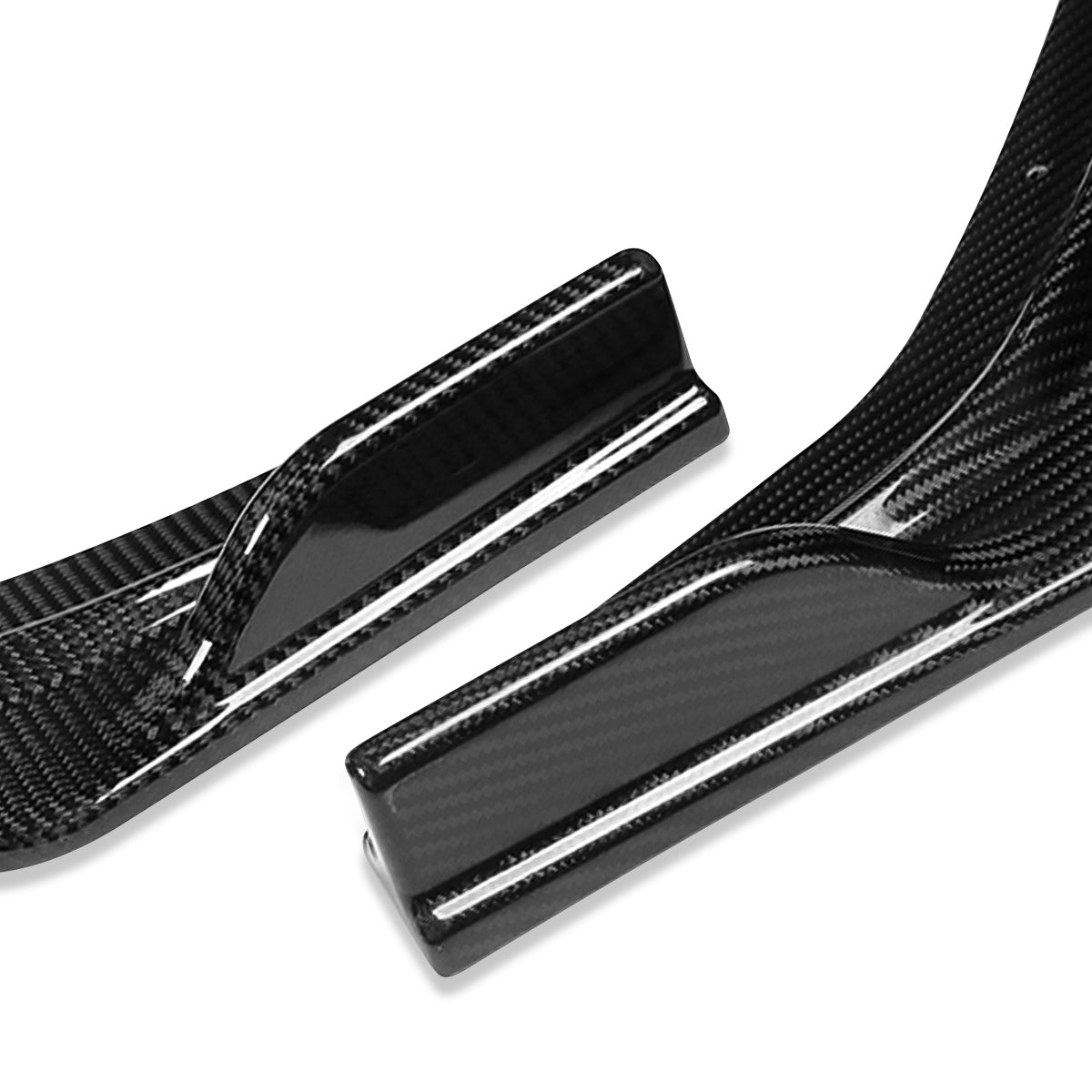 LIP FRONTAL 18-22 INFINITI Q50 - FITS NON SPORT TRIM MODELS ONLY - REQUIRES DRILLING BUMPER FOR INSTALLATION - 3PC - REAL CARBON FIBER