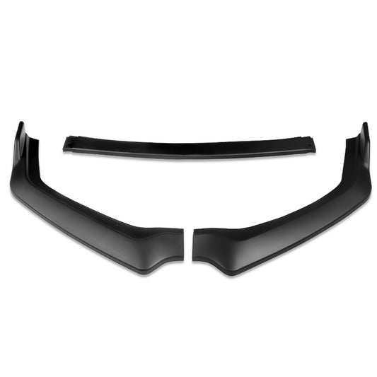 LIP FRONTAL 18-20 MUSTANG - FITS SPORT MODEL ONLY - REQUIRES DRILLING BUMPER FOR INSTALLATION - 3PC - MATTE BLACK