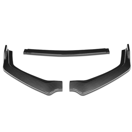 LIP FRONTAL 18-20 MUSTANG - FITS SPORT MODEL ONLY - REQUIRES DRILLING BUMPER FOR INSTALLATION - 3PC - CARBOB FIBER LOOK