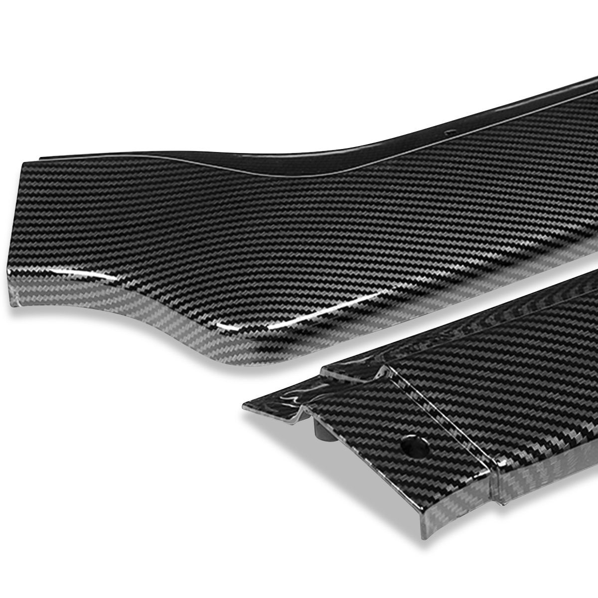 LIP FRONTAL 18-20 MUSTANG - FITS SPORT MODEL ONLY - REQUIRES DRILLING BUMPER FOR INSTALLATION - 3PC - CARBOB FIBER LOOK