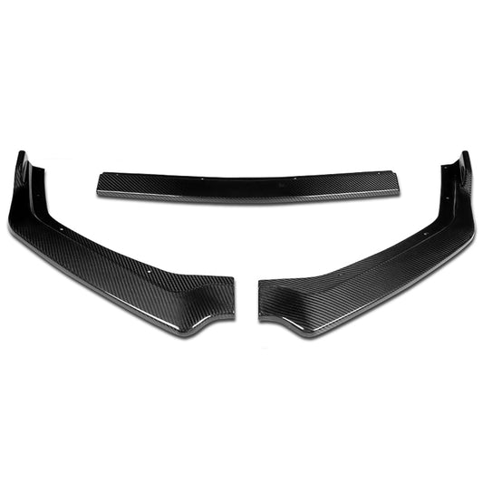 LIP FRONTAL 18-20 MUSTANG - FITS SPORT MODEL ONLY - REQUIRES DRILLING BUMPER FOR INSTALLATION - 3PC - REAL CARBON FIBER