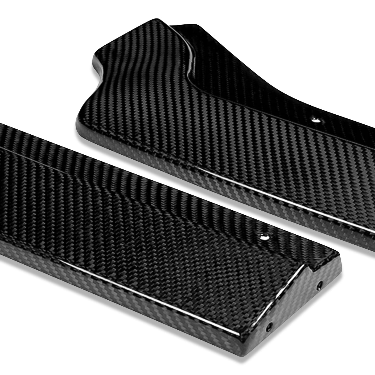 LIP FRONTAL 18-20 MUSTANG - FITS SPORT MODEL ONLY - REQUIRES DRILLING BUMPER FOR INSTALLATION - 3PC - REAL CARBON FIBER