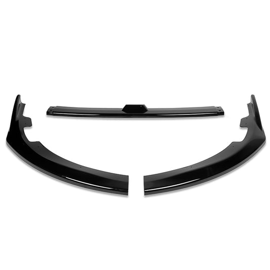 LIP FRONTAL 08-10 SUBARU IMPREZA WRX STI - REQUIRES DRILLING BUMPER FOR INSTALLATION - 3PC - PAINTED GLOSS BLACK