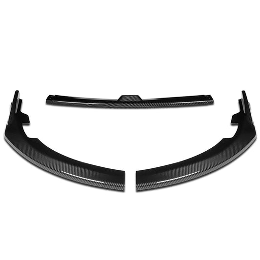 LIP FRONTAL 08-10 SUBARU IMPREZA WRX STI - REQUIRES DRILLING BUMPER FOR INSTALLATION - 3PC - CARBON FIBER LOOK