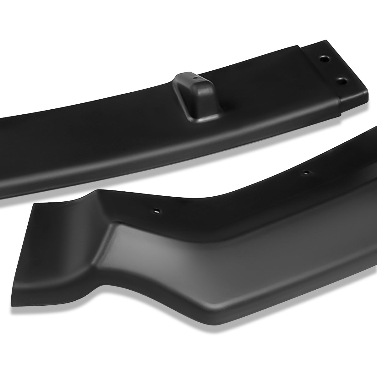 LIP FRONTAL 17-20 AUDI A3, S3 - FITS PREMIUM PLUS, S-LINE ONLY - REQUIRES DRILLING BUMPER FOR INSTALLATION - 3PC - MATTE BLACK