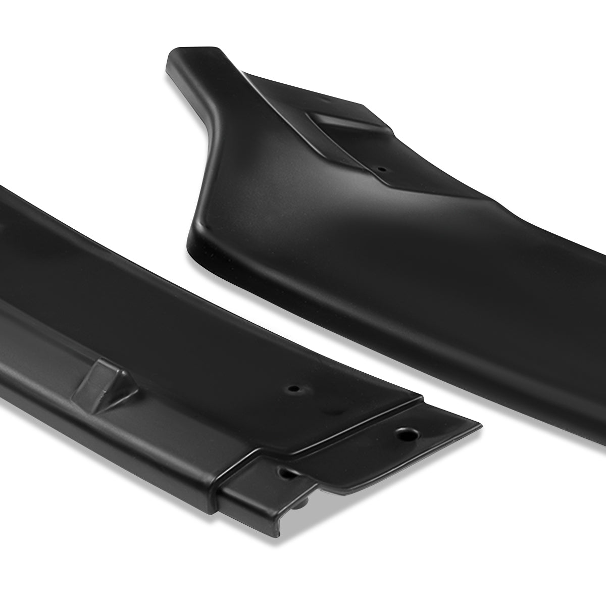 LIP FRONTAL 14-20 VOLKSWAGEN GOLF - FITS GTI, R, R-LINE ONLY - REQUIRES DRILLING BUMPER FOR IINSTALLATION - 3PC - MATTE BLACK