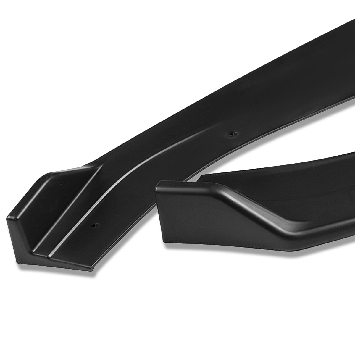 LIP FRONTAL 14-20 VOLKSWAGEN GOLF - FITS GTI, R, R-LINE ONLY - REQUIRES DRILLING BUMPER FOR IINSTALLATION - 3PC - MATTE BLACK
