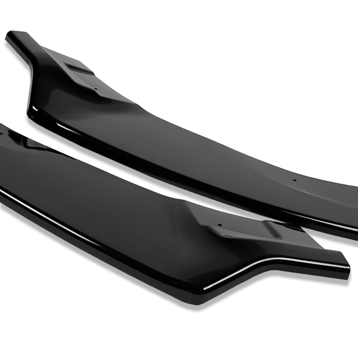 LIP FRONTAL 12-20 VOLKSWAGEN GOLF - FITS GTI, R, R-LINE ONLY - REQUIRES DRILLING BUMPER FOR INSTALLATION - 3PC- PAINTED GLOSS BLACK