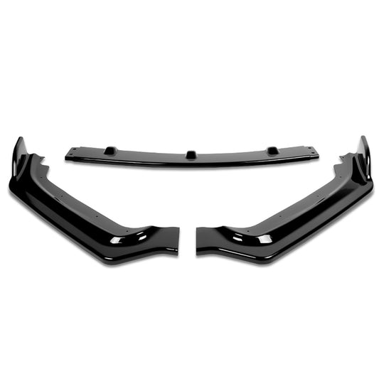 LIP FRONTAL 17-20 INFINITI Q60 COUPE - REQUIRES DRILLING BUMPER FOR INSTALLATION - 3PC - PAINTED GLOSS BLACK