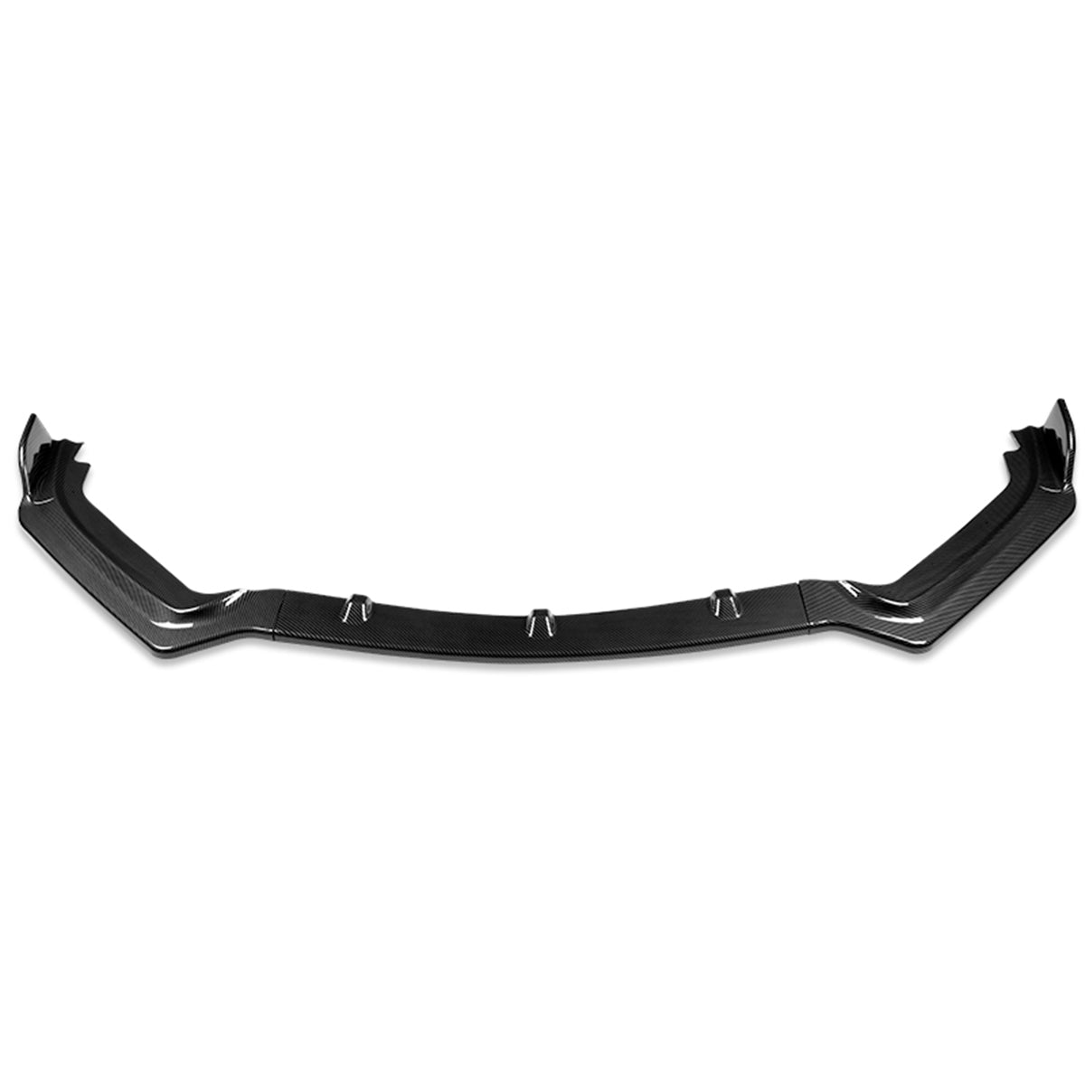 LIP FRONTAL 17-20 INFINITI Q60 COUPE - REQUIRES DRILLING BUMPER FOR INSTALLATION - 3PC - CARBON FIBER LOOK