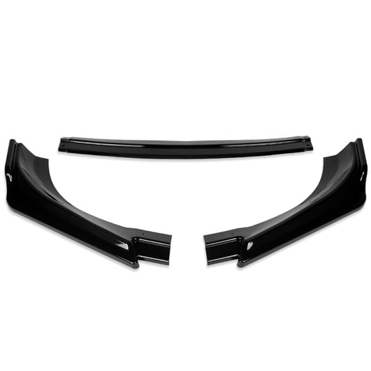 LIP FRONTAL 13-16 HYUNDAI GENESIS COUPE - REQUIRES DRILLING BUMPER FOR INSTALLATION - 3PC - PAINTED GLOSS BLACK