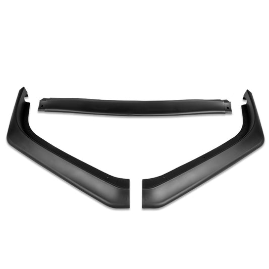 LIP FRONTAL 13-15 HONDA CIVIC SEDAN - EXCLUDES SI - REQUIRES DRILLING BUMPER FOR INSTALLATION - 3PC - MATTE BLACK