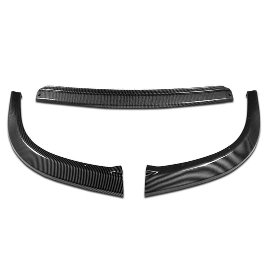 LIP FRONTAL 06-07 SUBARU IMPREZA WRX STI - REQUIRES DRILLING BUMPER FOR INSTALLATION - 3PC - CARBON FIBER LOOK