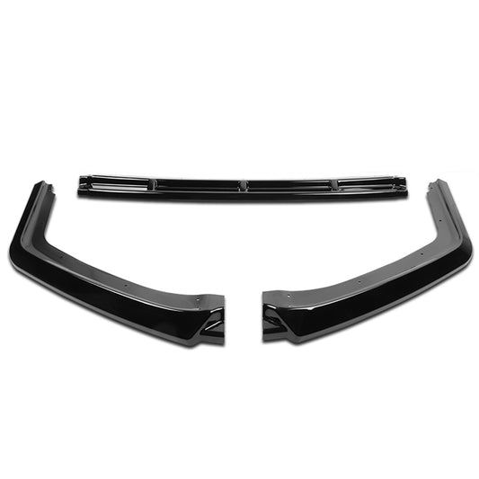 LIP FRONTAL 16-21 HONDA CIVIC - REQUIRES DRILLING BUMPER FOR INSTALLATION - 3PC - PAINTED GLOSS BLACK