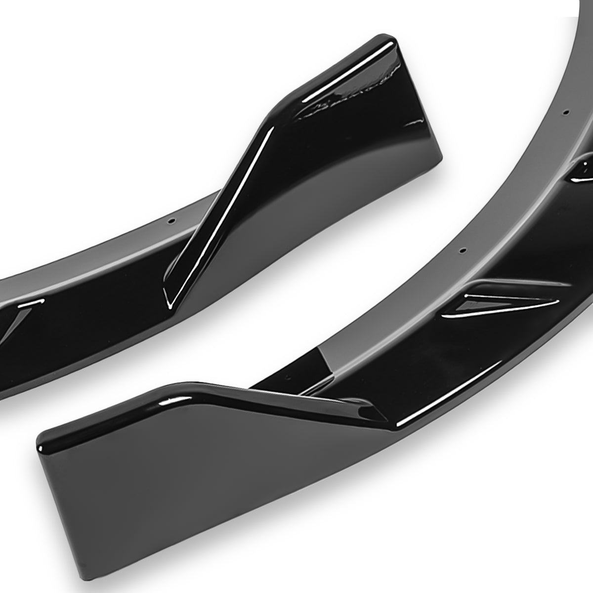 LIP FRONTAL 15-22 DODGE CHARGER - REQUIRES DRILLING BUMPER FOR INSTALLATION - 3PC - PAINTED GLOSS BLACK