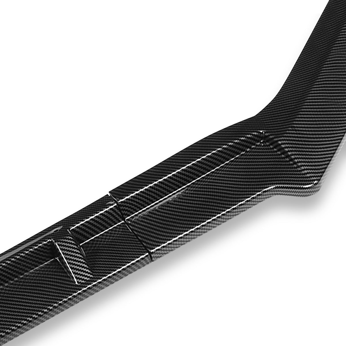 LIP FRONTAL 18-20 TOYOTA SIENNA - REQUIRES DRILLING BUMPER FOR INSTALLATION - 3PC - CARBON FIBER LOOK