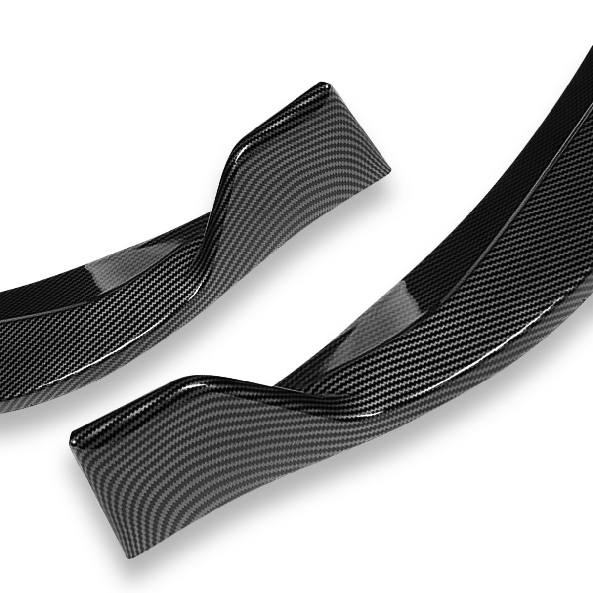 LIP FRONTAL 18-20 TOYOTA SIENNA - REQUIRES DRILLING BUMPER FOR INSTALLATION - 3PC - CARBON FIBER LOOK
