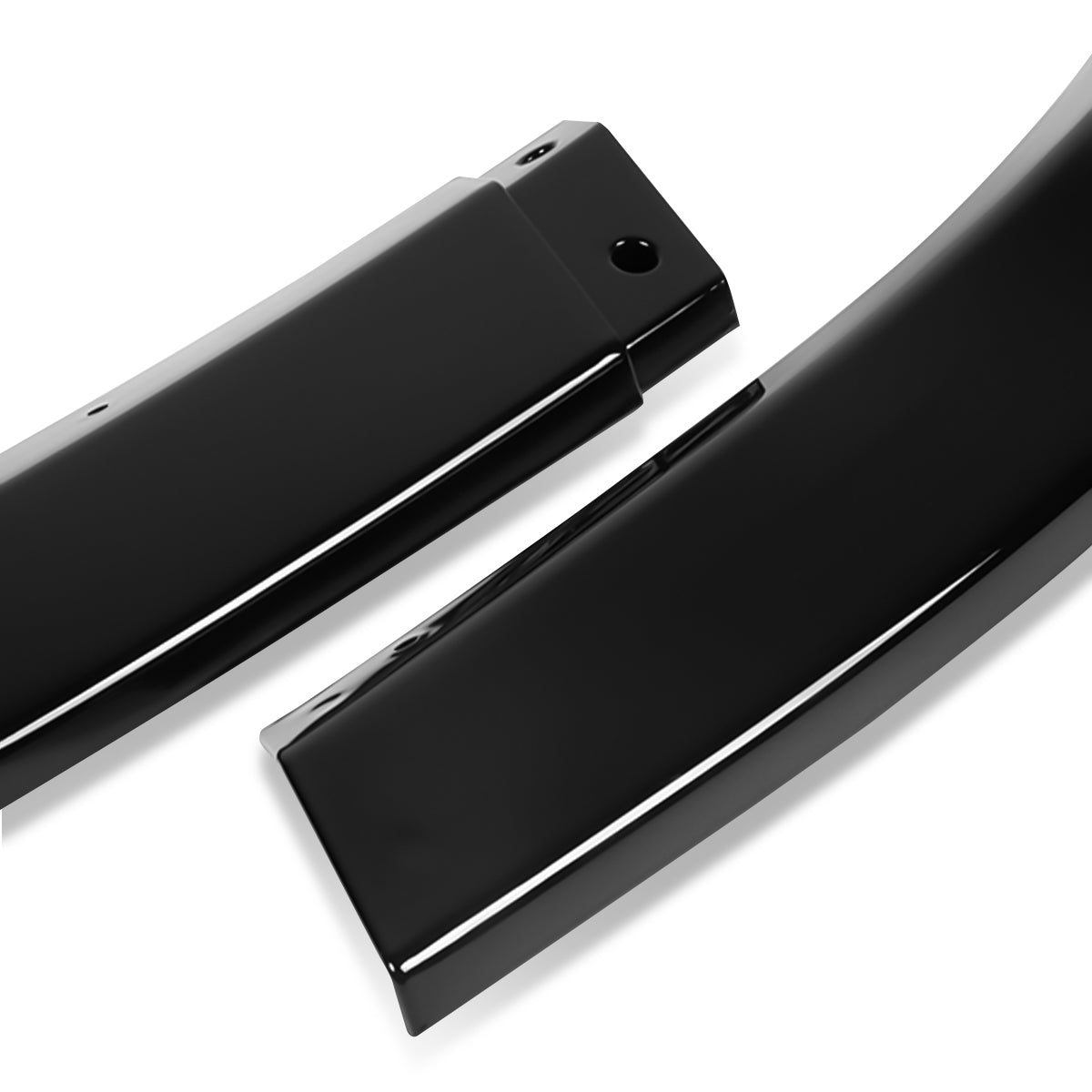 LIP FRONTAL 06-09 NISSAN 350Z - REQUIRES DRILLING BUMPER FOR INSTALLATION - 3PC - PAINTED GLOSS BLACK