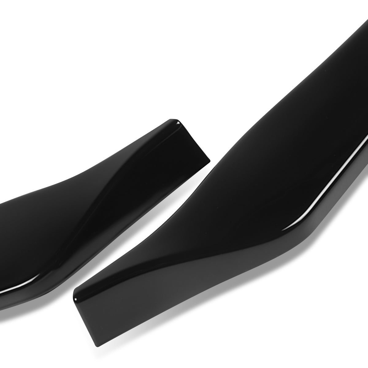 LIP FRONTAL 06-09 NISSAN 350Z - REQUIRES DRILLING BUMPER FOR INSTALLATION - 3PC - PAINTED GLOSS BLACK