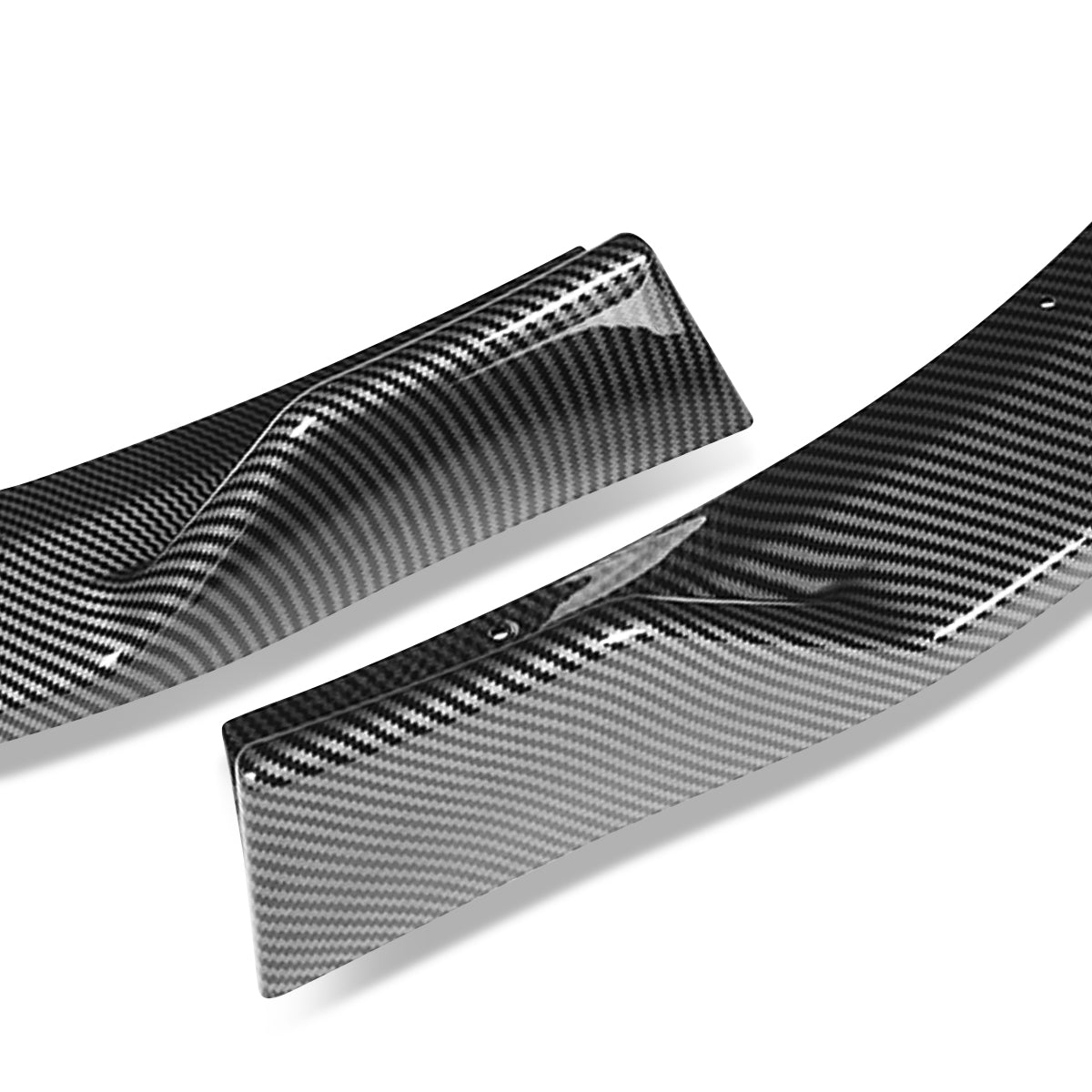 LIP FRONTAL 21-22 HYUNDAI ELANTRA - REQUIRES DRILLING BUMPER FOR INSTALLATION - 3PC - CARBON FIBER LOOK