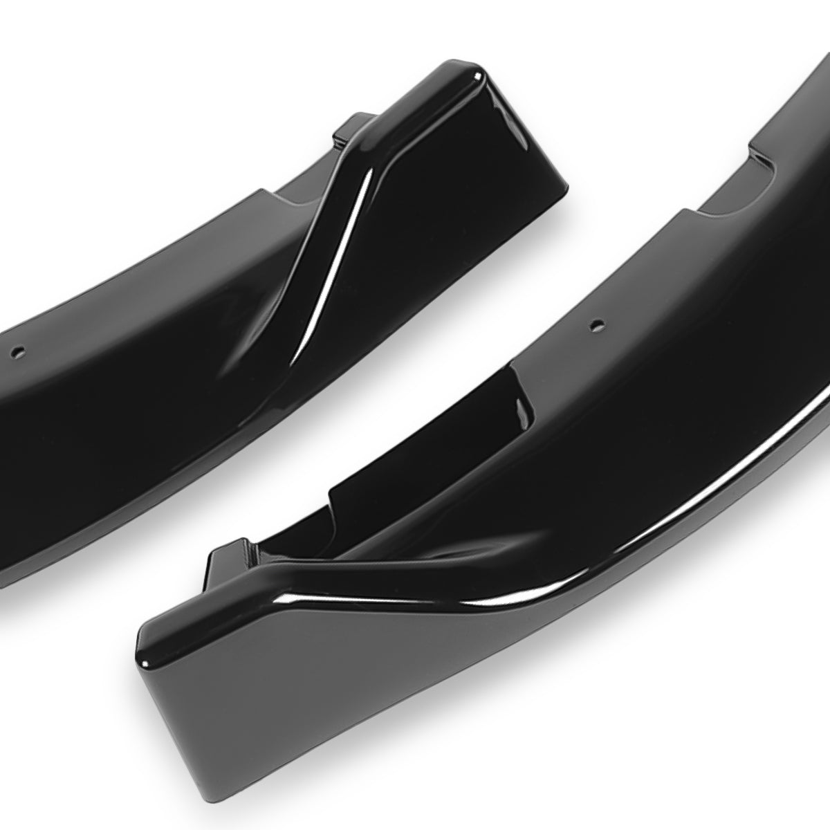 LIP FRONTAL 16-22 MAZDA MIATA - REQUIRES DRILLING BUMPER FOR INSTALLATION - 3PC - PAINTED GLOSS BLACK