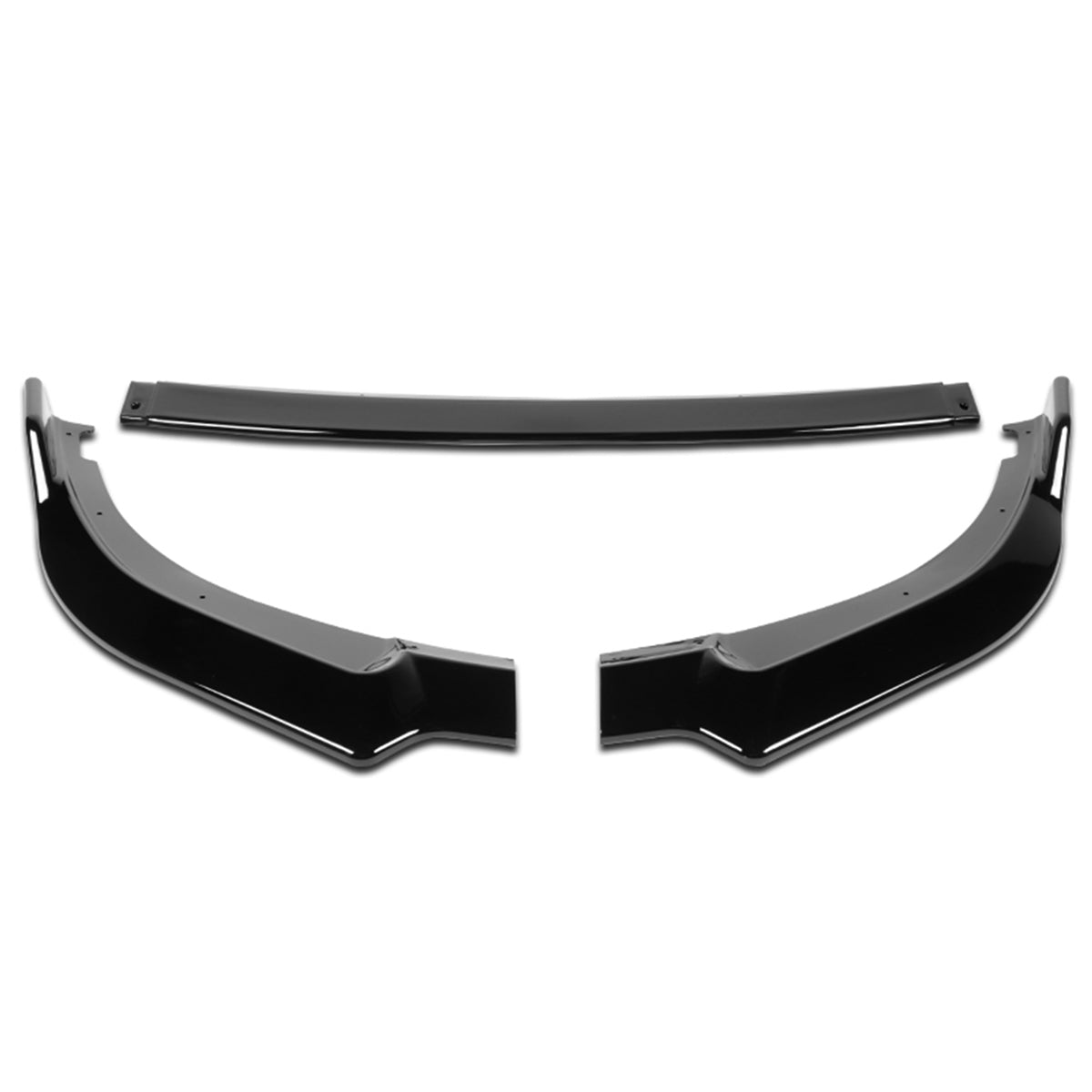 LIP FRONTAL 19-22 KIA STINGER - REQUIRES DRILLING BUMPER FOR INSTALLATION - 3PC - PAINTED GLOSS BLACK