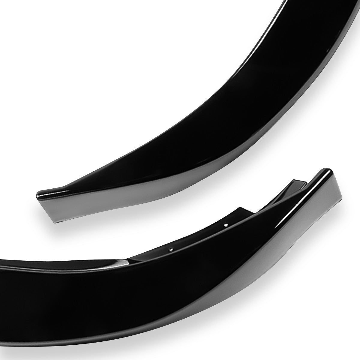 LIP FRONTAL 16-22 MAZDA MIATA - REQUIRES DRILLING BUMPER FOR INSTALLATION - 3PC - PAINTED GLOSS BLACK