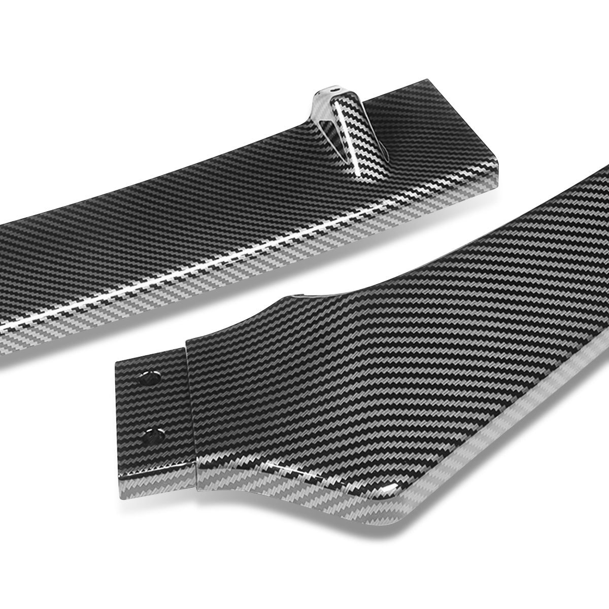 LIP FRONTAL 10-13 VOLKSWAGEN GOLF 6 - DOES NOT FIT GTI MODELS - REQUIRES DRILLING BUMPER FOR INSTALLATION - 3PC - CARBON FIBER LOOK